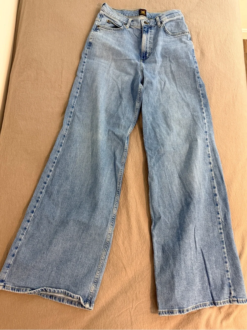 Lee Stella A-Line Flare / Wide Leg medium light wash 29x33